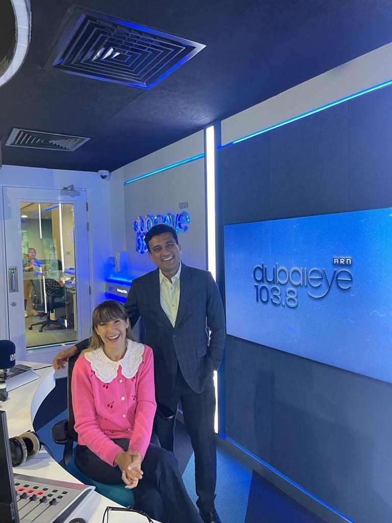 In Helen Farmer show in Dubai Eye radio